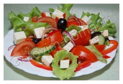 Готовим греческий салат