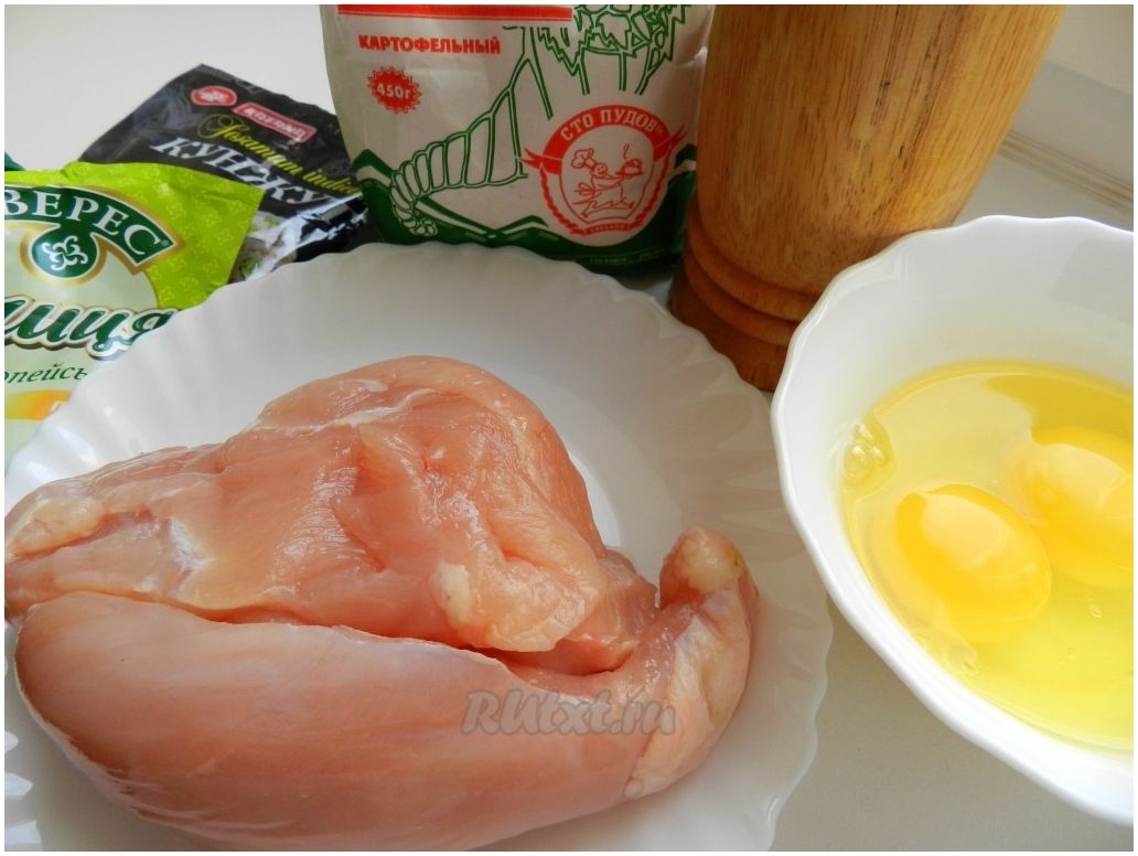 Сочное куриное филе в яичной заливке